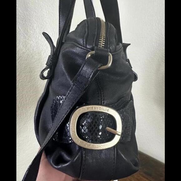 See by Chloe Two Way Shoulder Crossbody Bag in Black Leather (CHXX050) - Picture 9 of 16